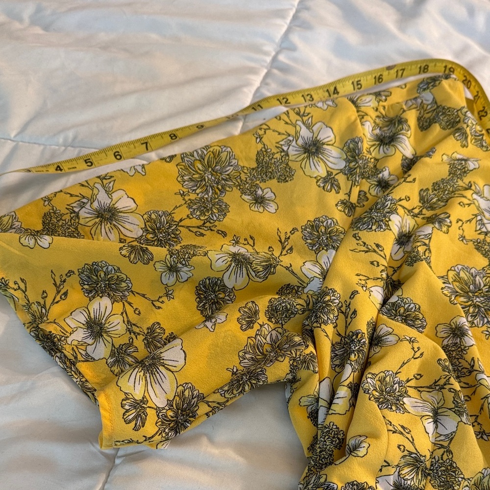 Torrid Yellow Floral Women’s Dress - Picture 8 of 11